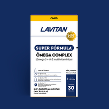 Lavitan Super Fórmula Ômega Complex com 60 Cápsulas