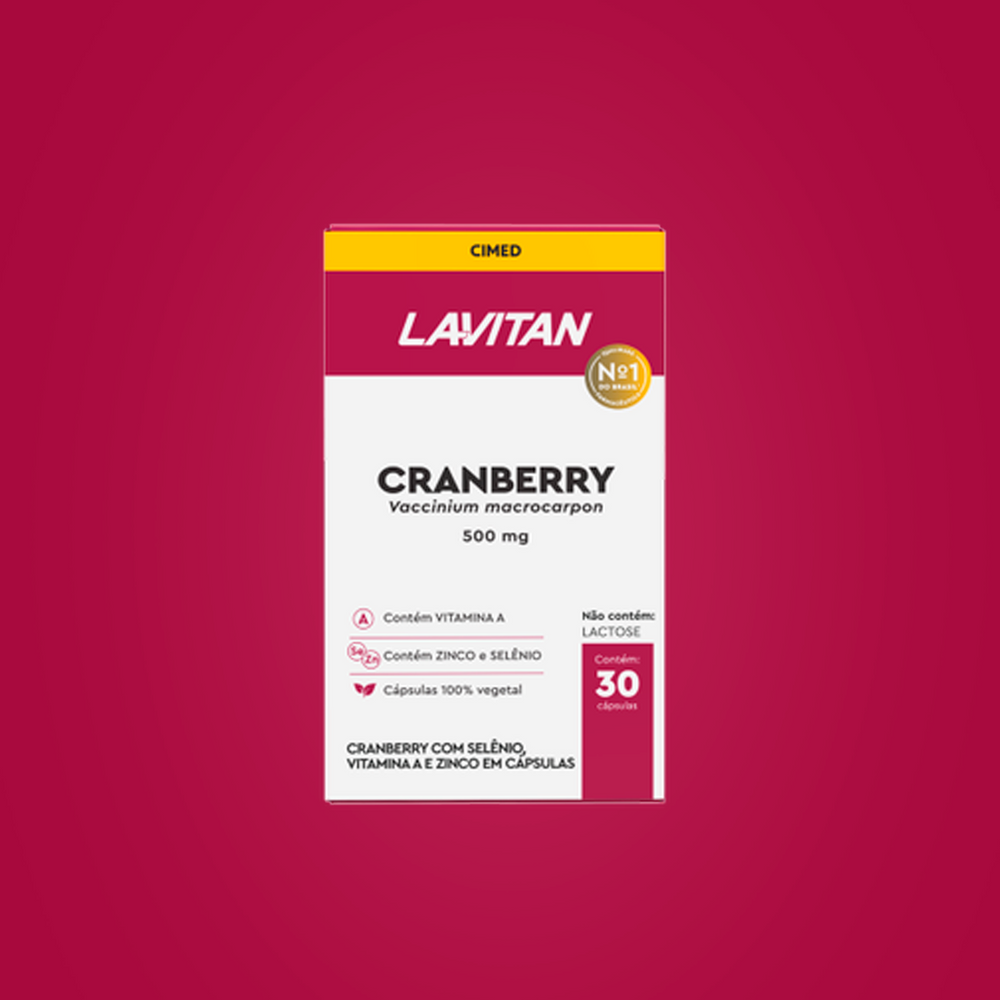 Lavitan Cranberry com 30 Comprimidos