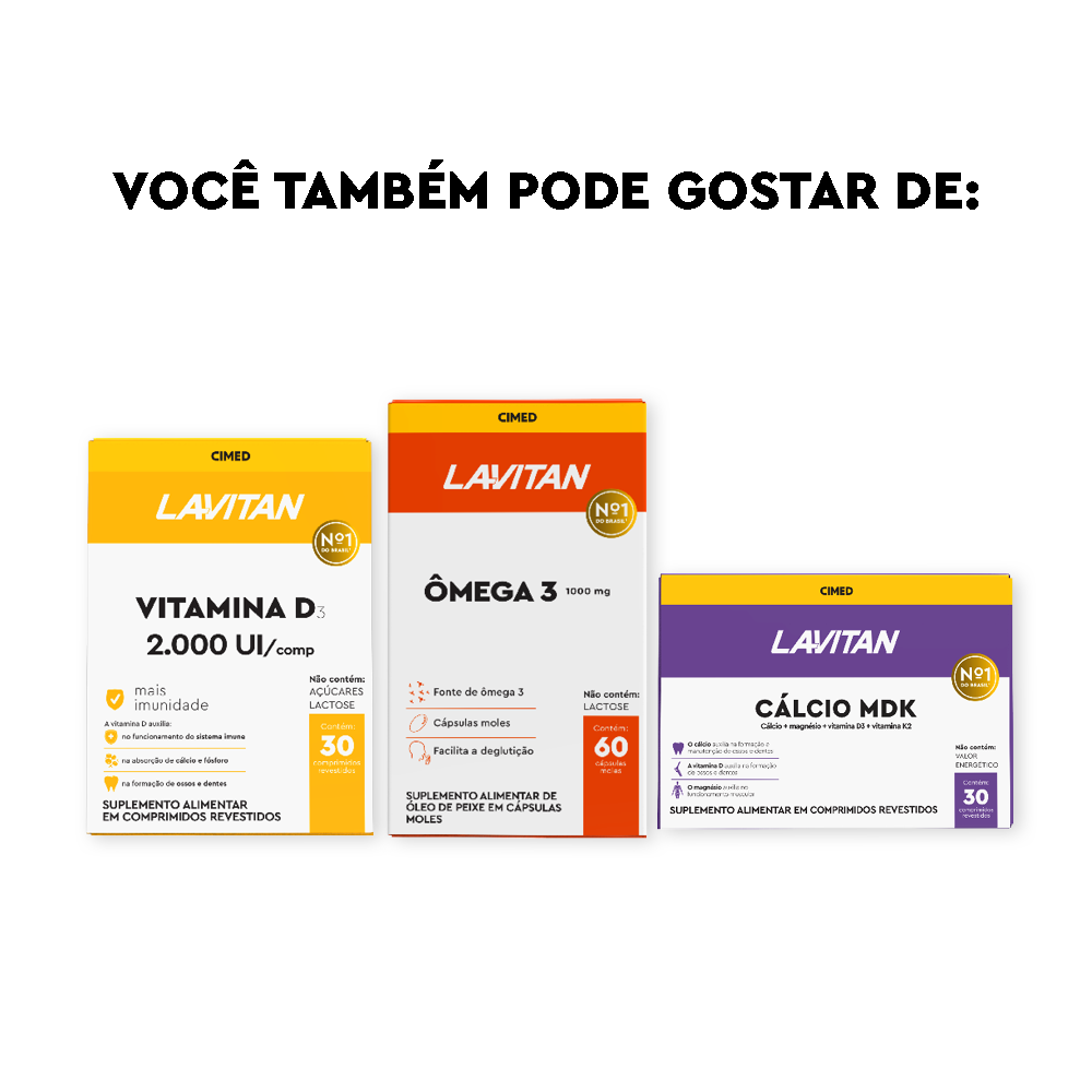 Lavitan Colágeno Tipo II Não Hidrolisado com 30 Comprimidos