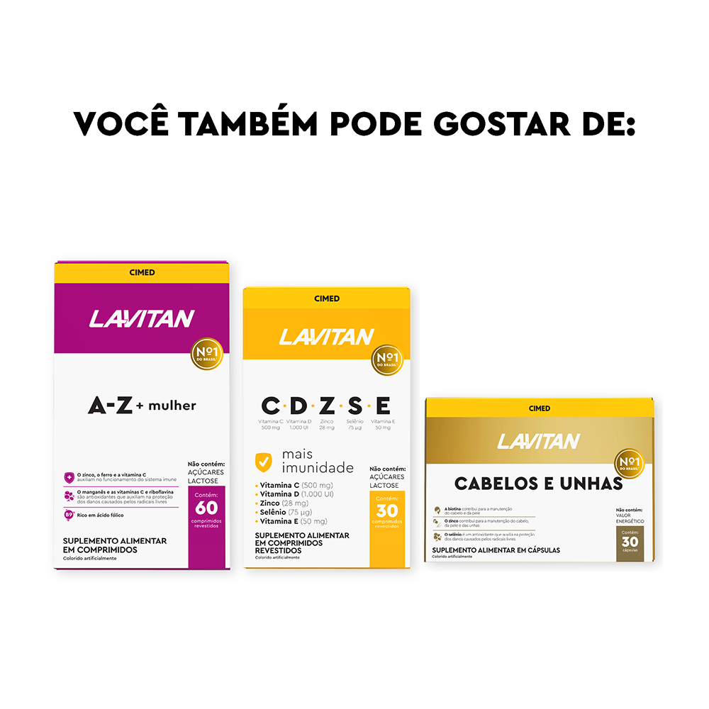 Lavitan Cranberry com 30 Comprimidos