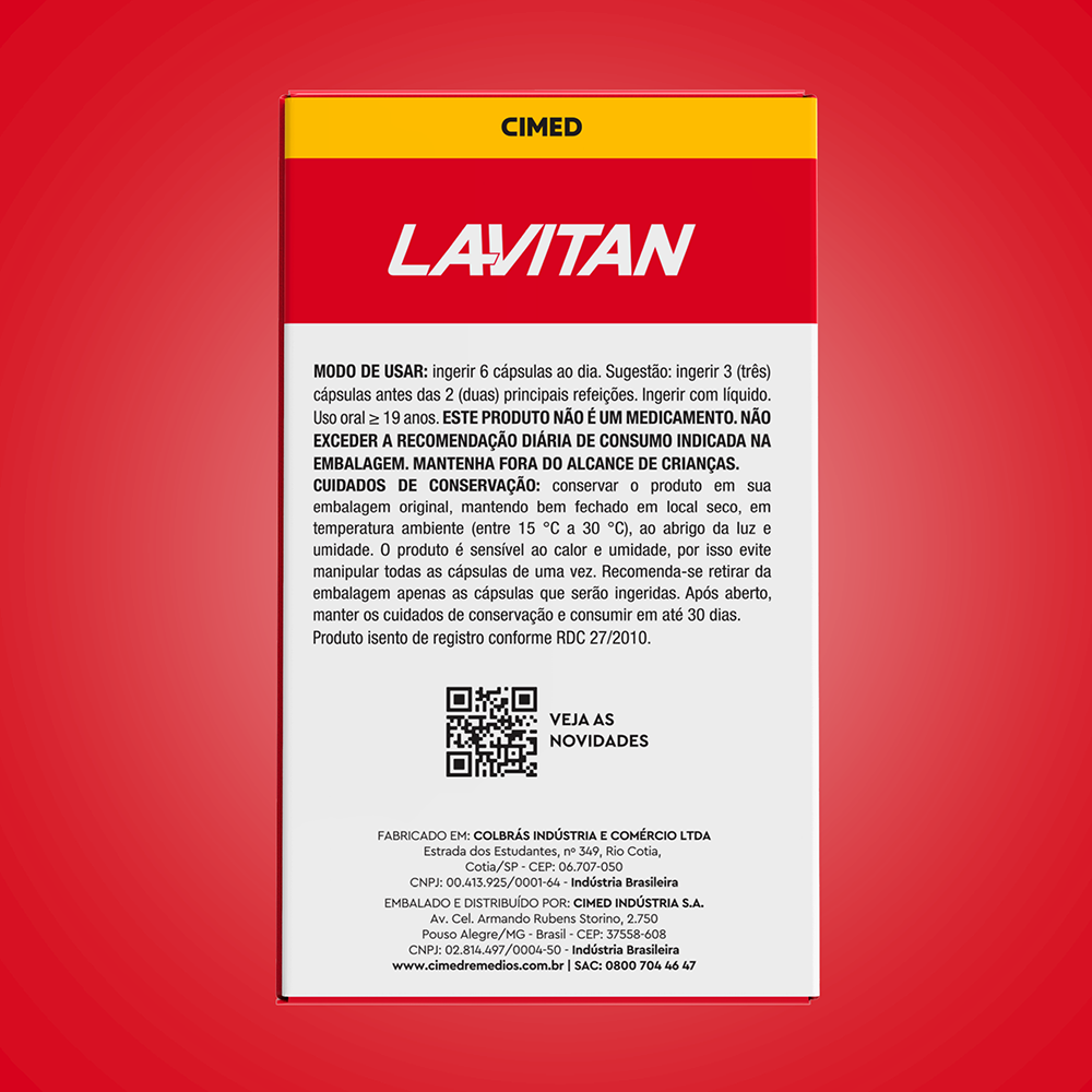 Lavitan Ômega 3 Mais com 90 Comprimidos