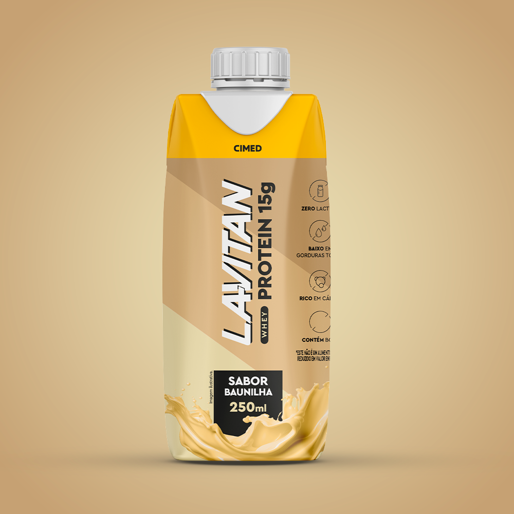 Lavitan Whey Protein Baunilha - UHT 250ml