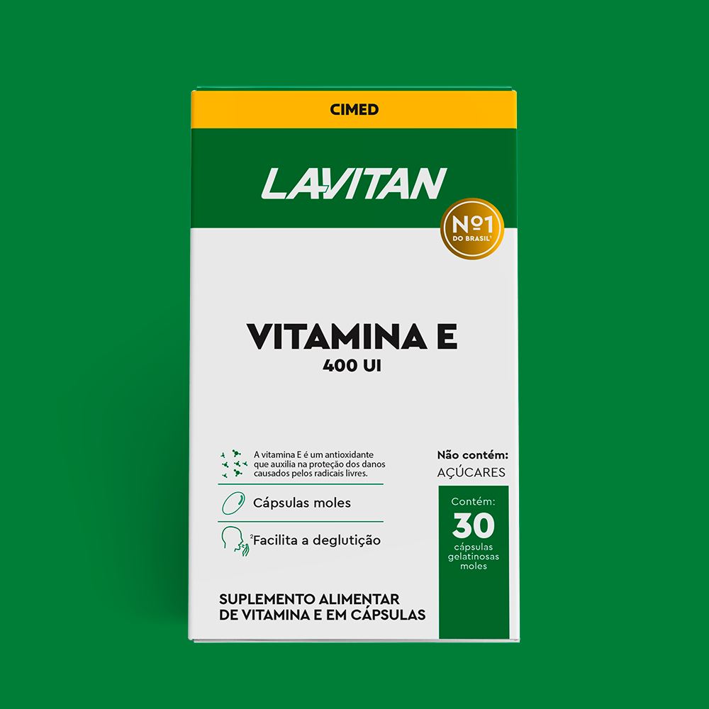 Lavitan Vitamina E com 30 Capsulas Gelatinosas – Lavitan Vitaminas