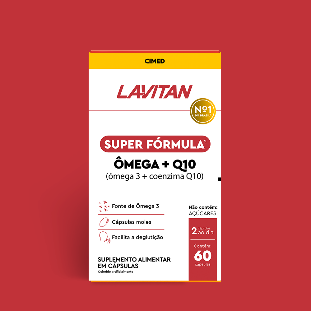Lavitan Super Fórmula Ômega + Q10