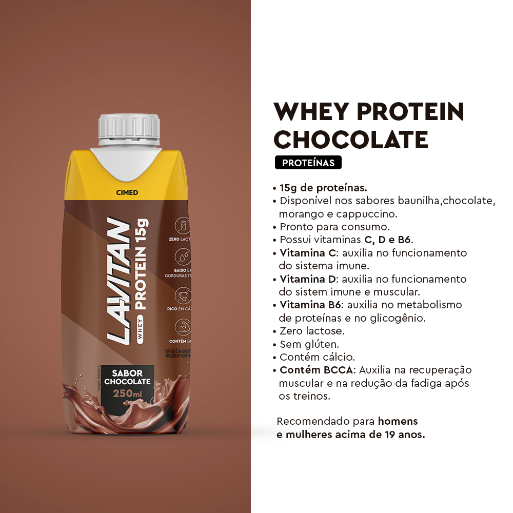 Lavitan Whey Protein Chocolate - UHT 250ml