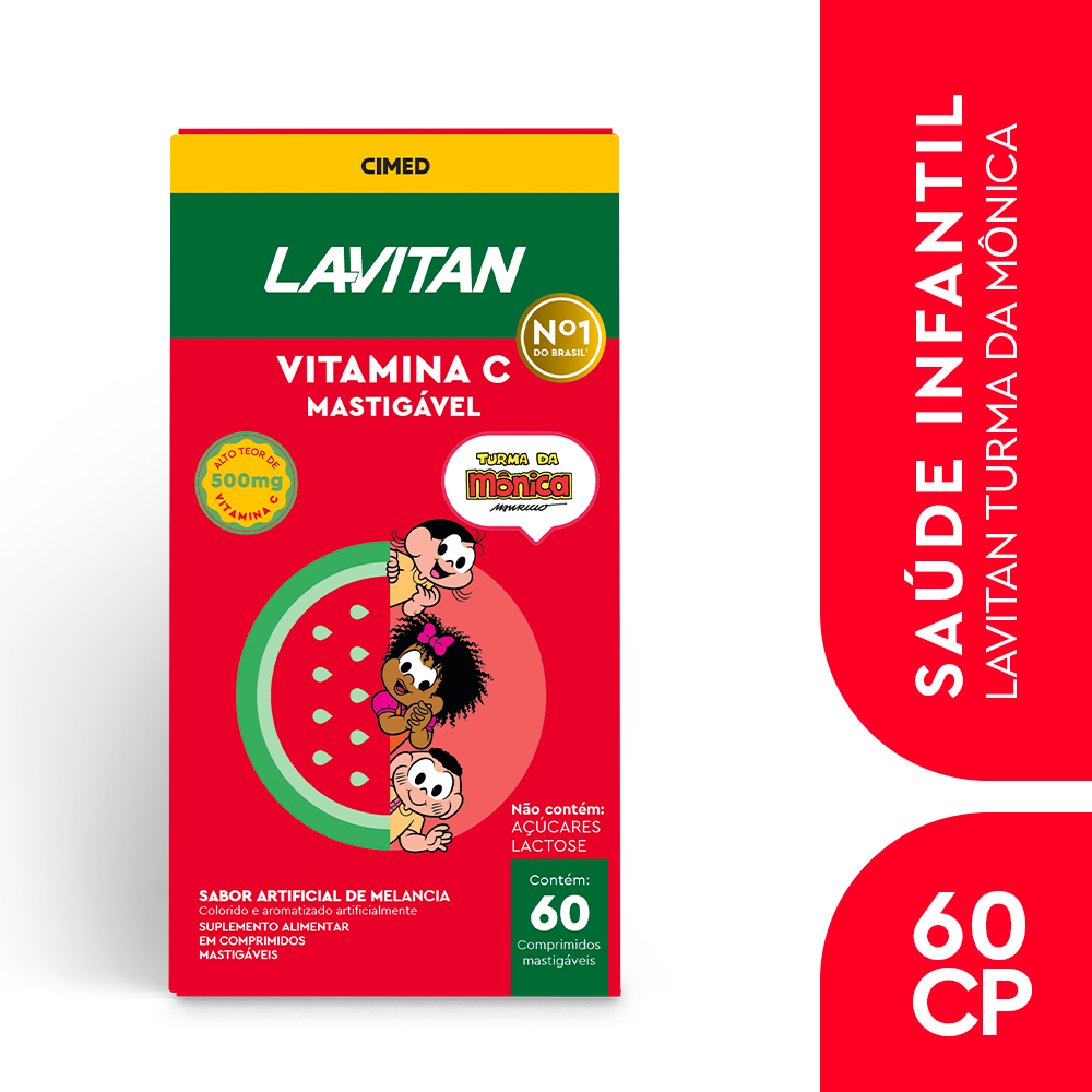 Lavitan Vitamina C Turma da Mônica Melancia