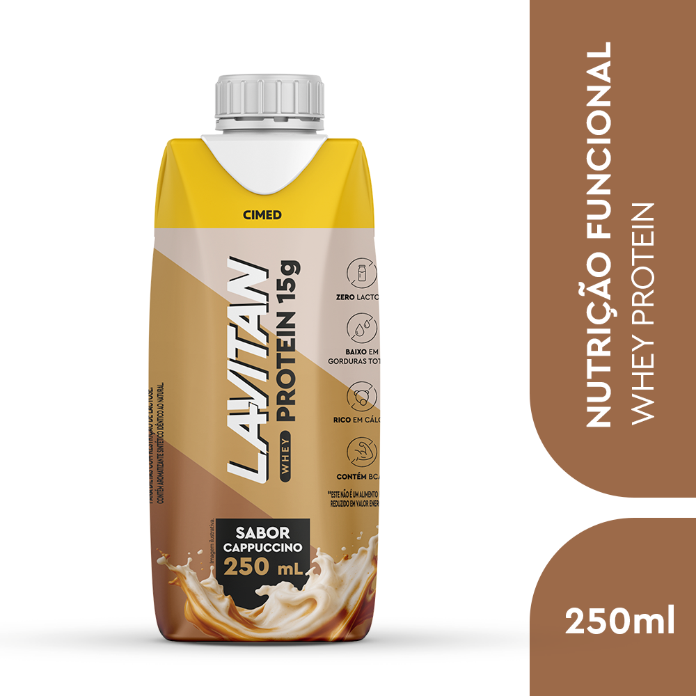Lavitan Whey Protein Cappuccino - UHT 250ml