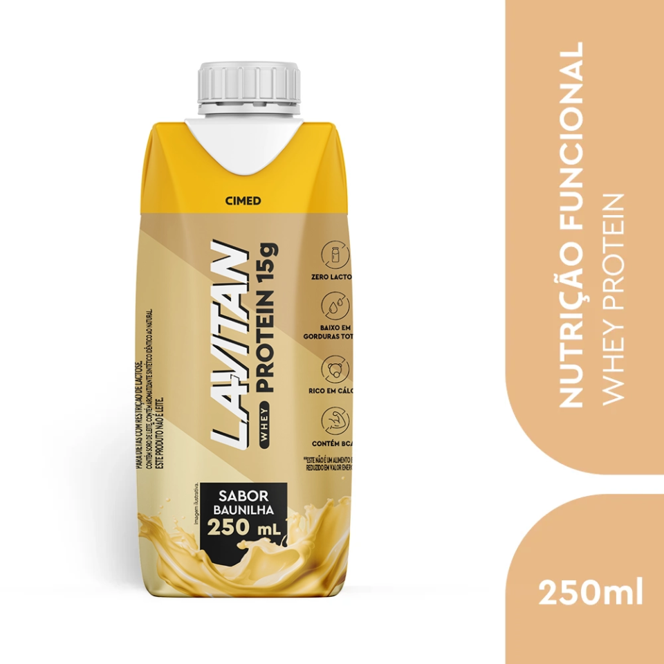 Lavitan Whey Protein Baunilha - UHT