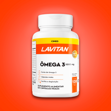 Lavitan Ômega 3 1000mg com 120 Cápsulas