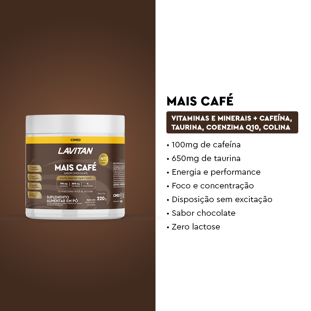 Lavitan Mais Café em Pó 220g
