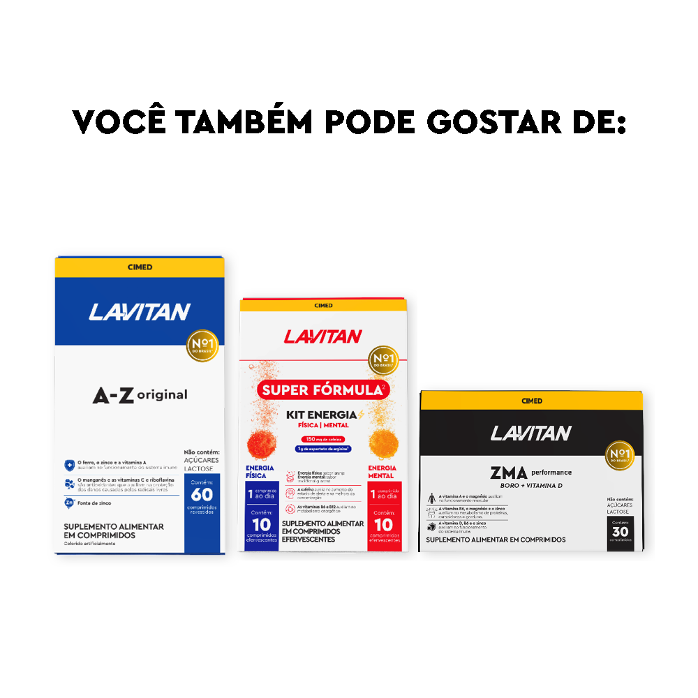 Lavitan Cabelos e Barba com 60 Cápsulas