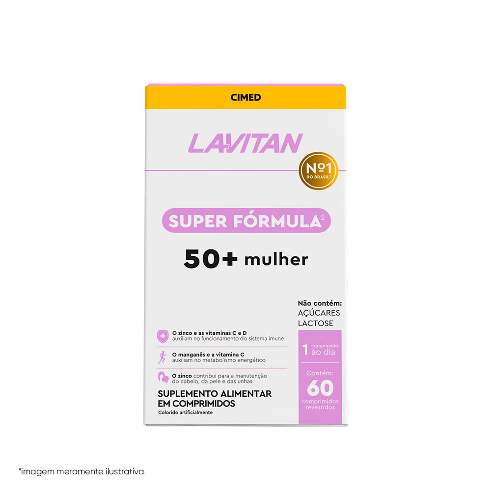 Lavitan Super Fórmula 50+ Mulher com 60 Cápsulas
