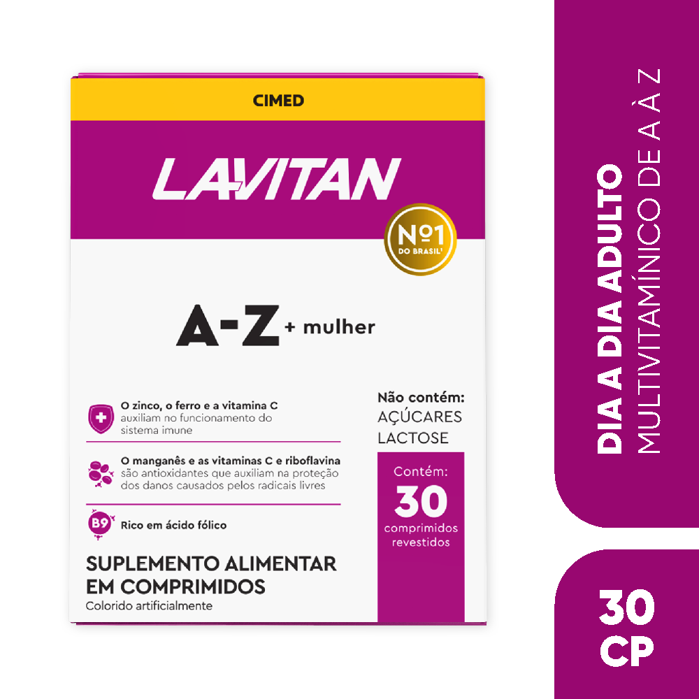 Lavitan A-Z Mulher com 30 Comprimidos