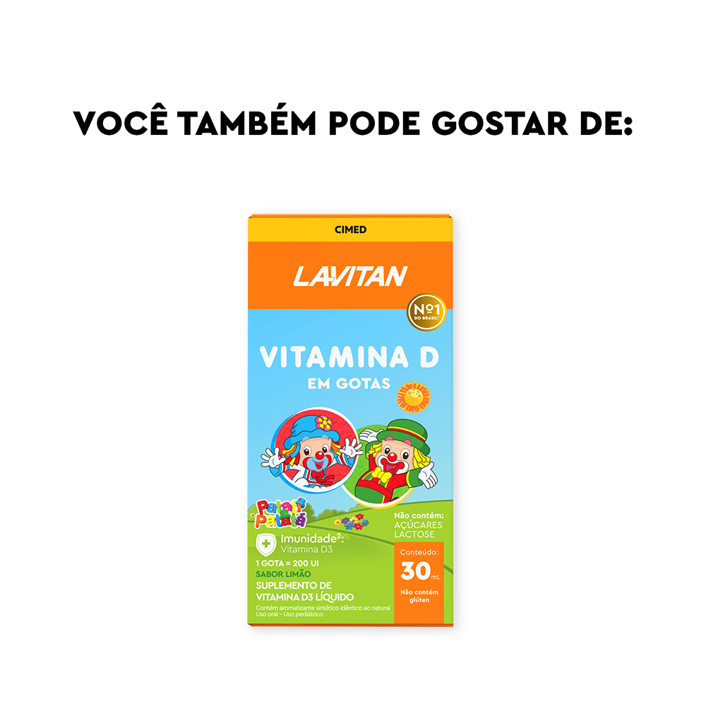 Lavitan Infantil Patati Patatá Sabor Tutti Frutti Solução Oral 240ml