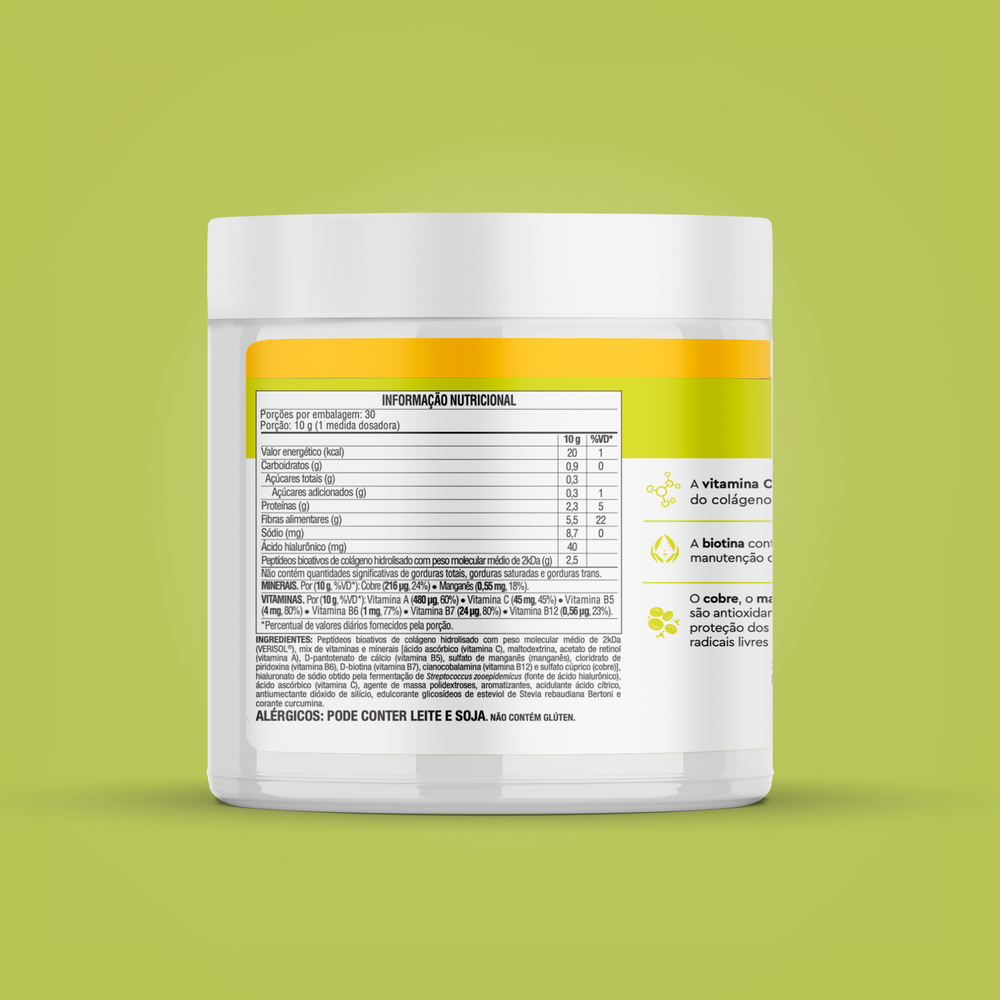 Lavitan Super Fórmula Colágeno Hidrolisado Verisol Abacaxi com Hortelã 300g