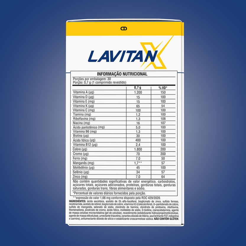 Bio Complex Pi Lavitan Bio Complex com 30 Comprimidos – Lavitan Vitaminas