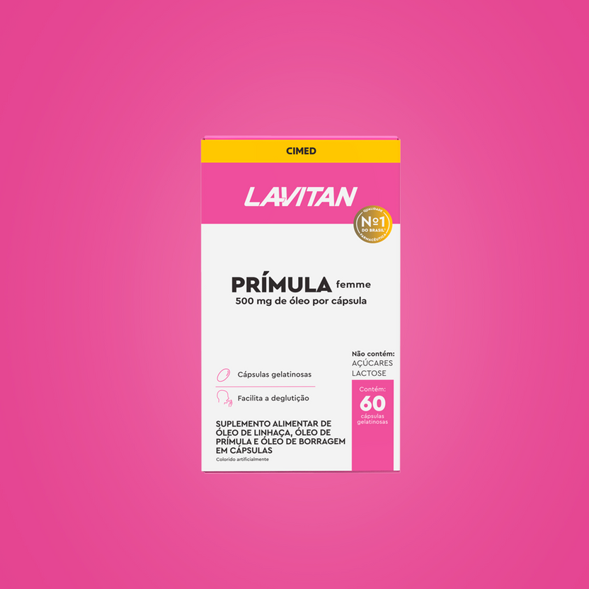 Lavitan Prímula Femme com 60 cápsulas – Lavitan Vitaminas