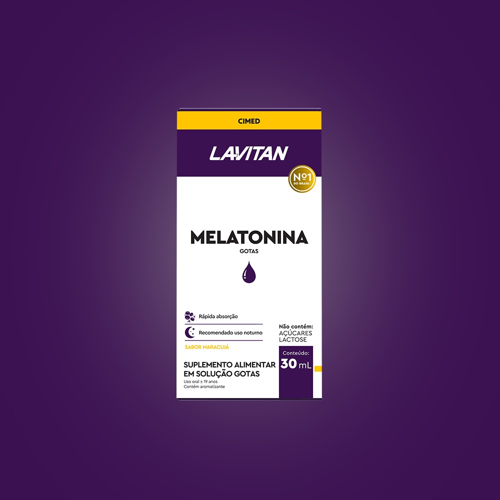 Lavitan Melatonina em Gotas Maracujá 30mL
