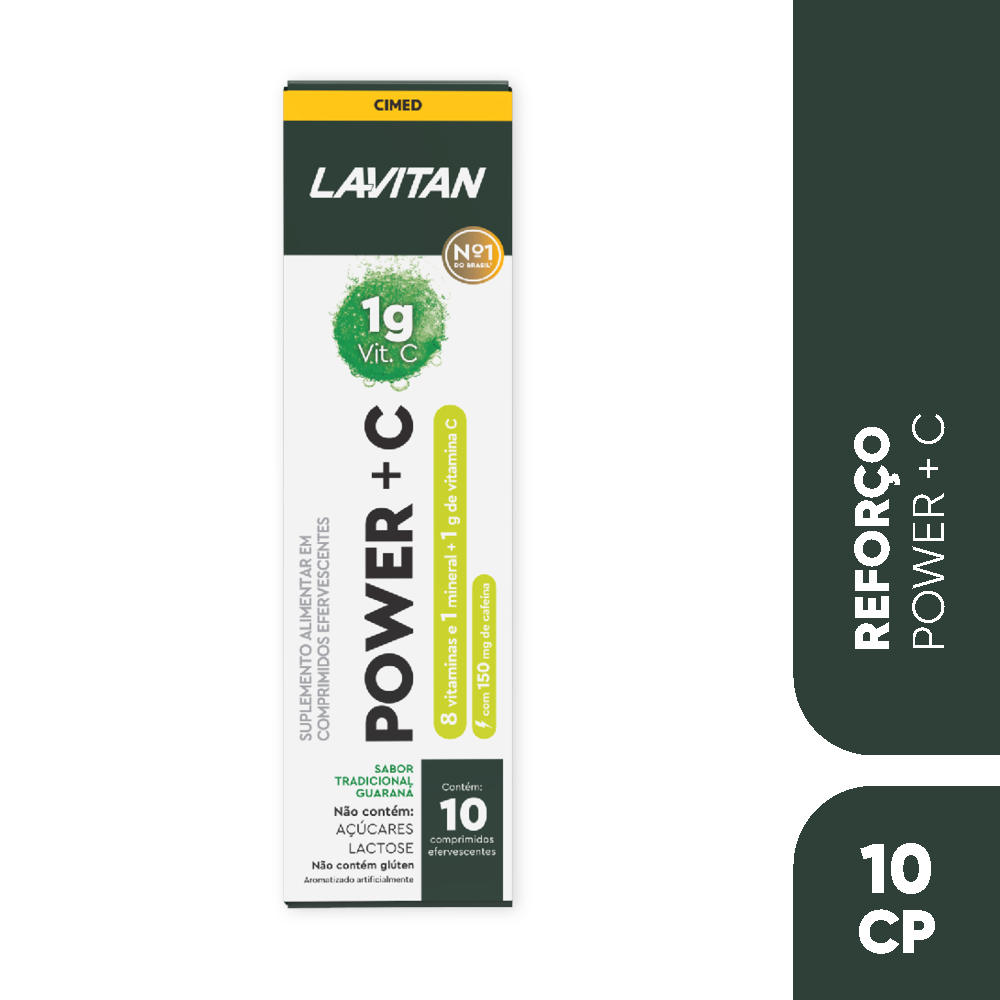 Lavitan Multi + C Power Com 10 Comprimidos Efervescente