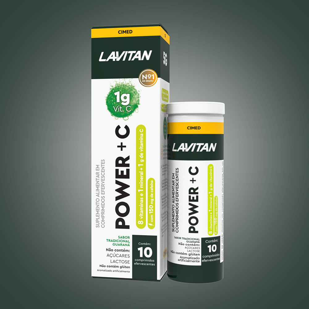Lavitan Multi + C Power Com 10 Comprimidos Efervescente