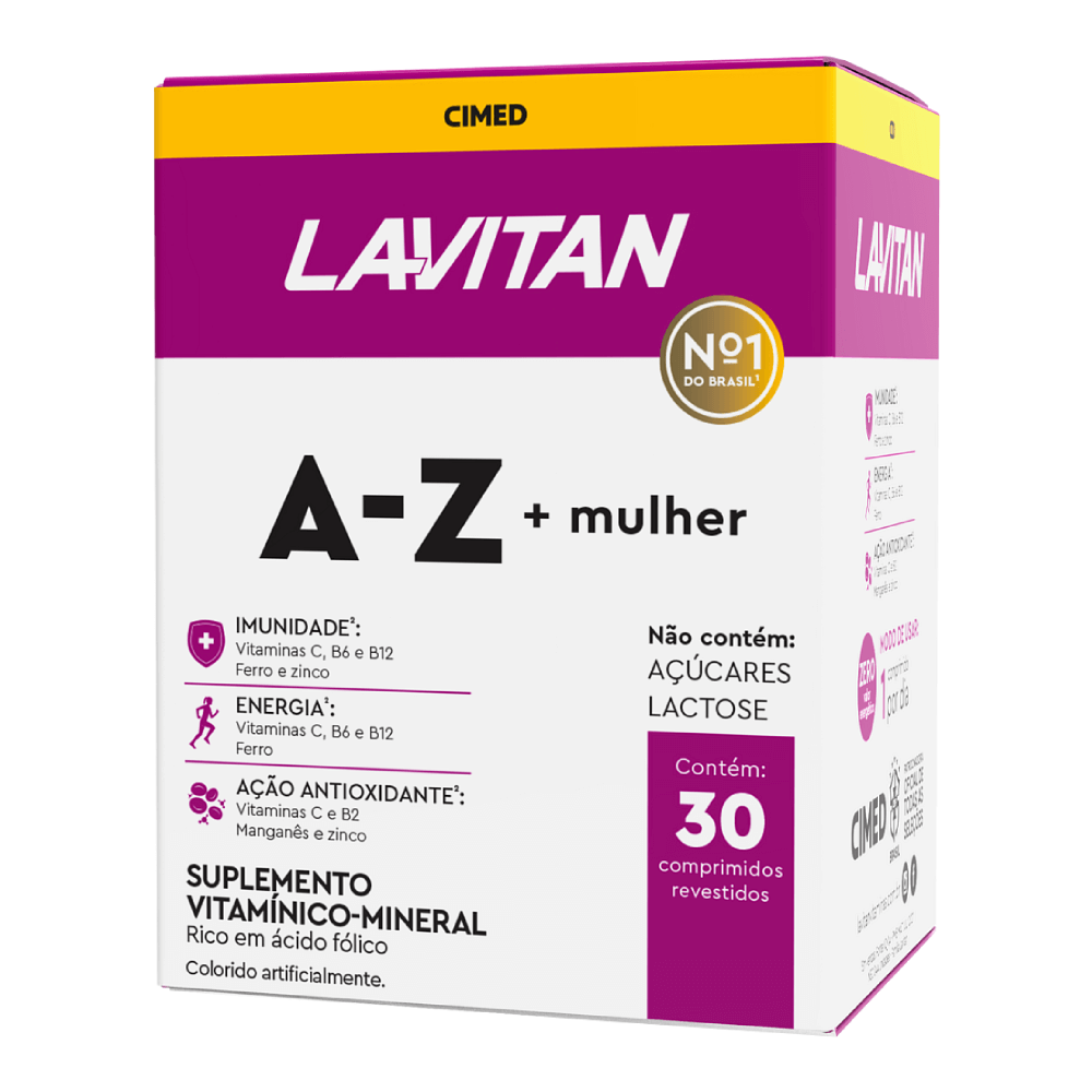 Lavitan A-Z Mulher com 30 Comprimidos