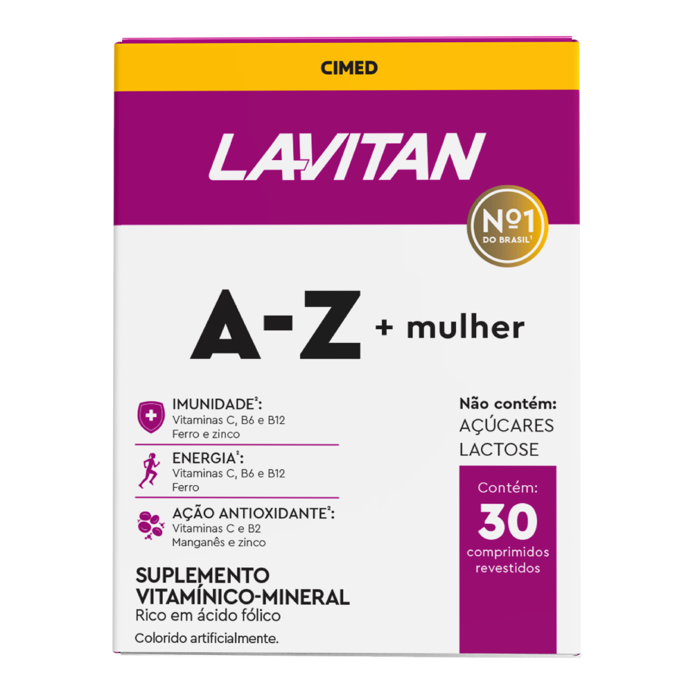 Lavitan A-Z Mulher com 30 Comprimidos