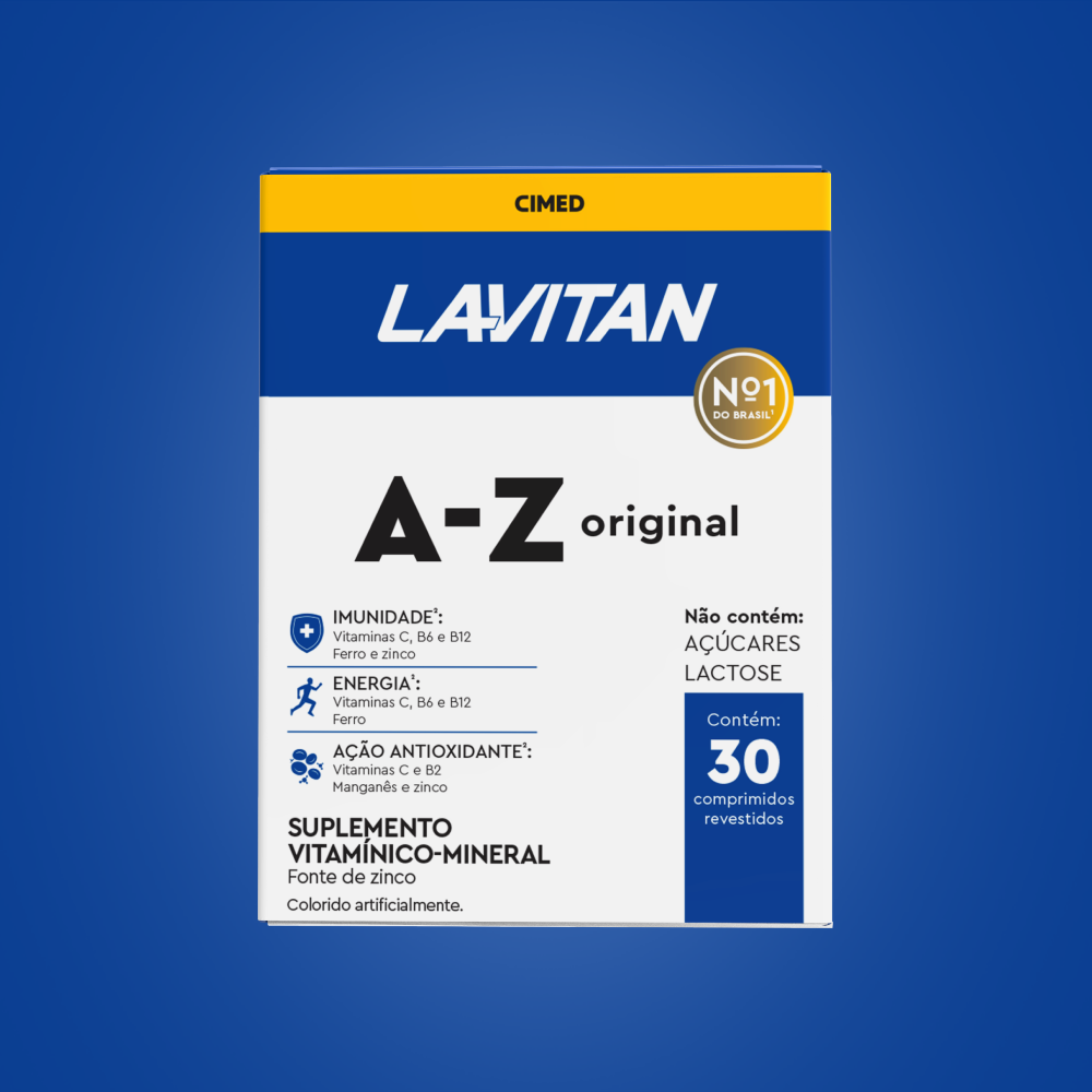 Lavitan A-Z Original Com 30 Comprimidos – Lavitan Vitaminas