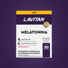 Lavitan Melatonina Morango c/ 30 Comprimidos Mastigáveis