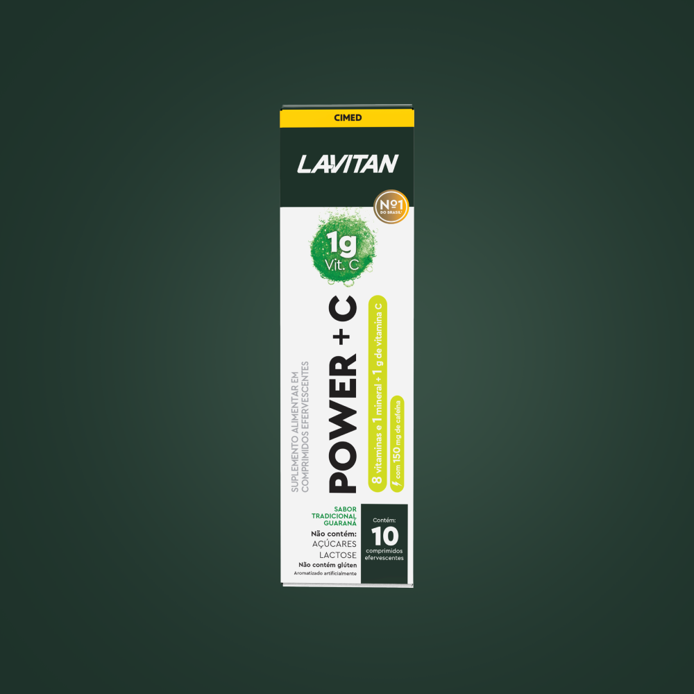 Lavitan Multi + C Power Com 10 Comprimidos Efervescente
