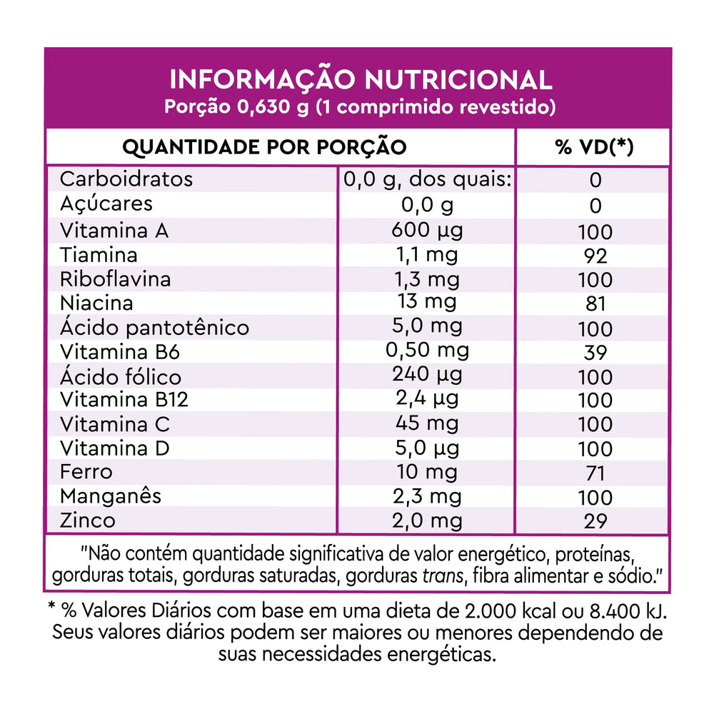 Bula Super Lavitan AZ Mulher 90 Comprimidos | Compre Cimed – Lavitan Vitaminas